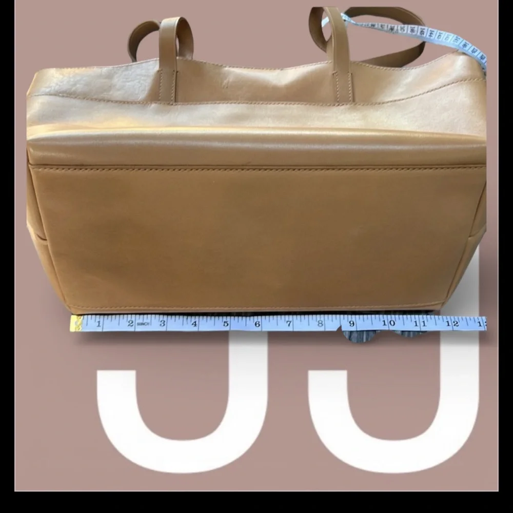 Madewell Elegant Tan Leather‎ Tote Bag